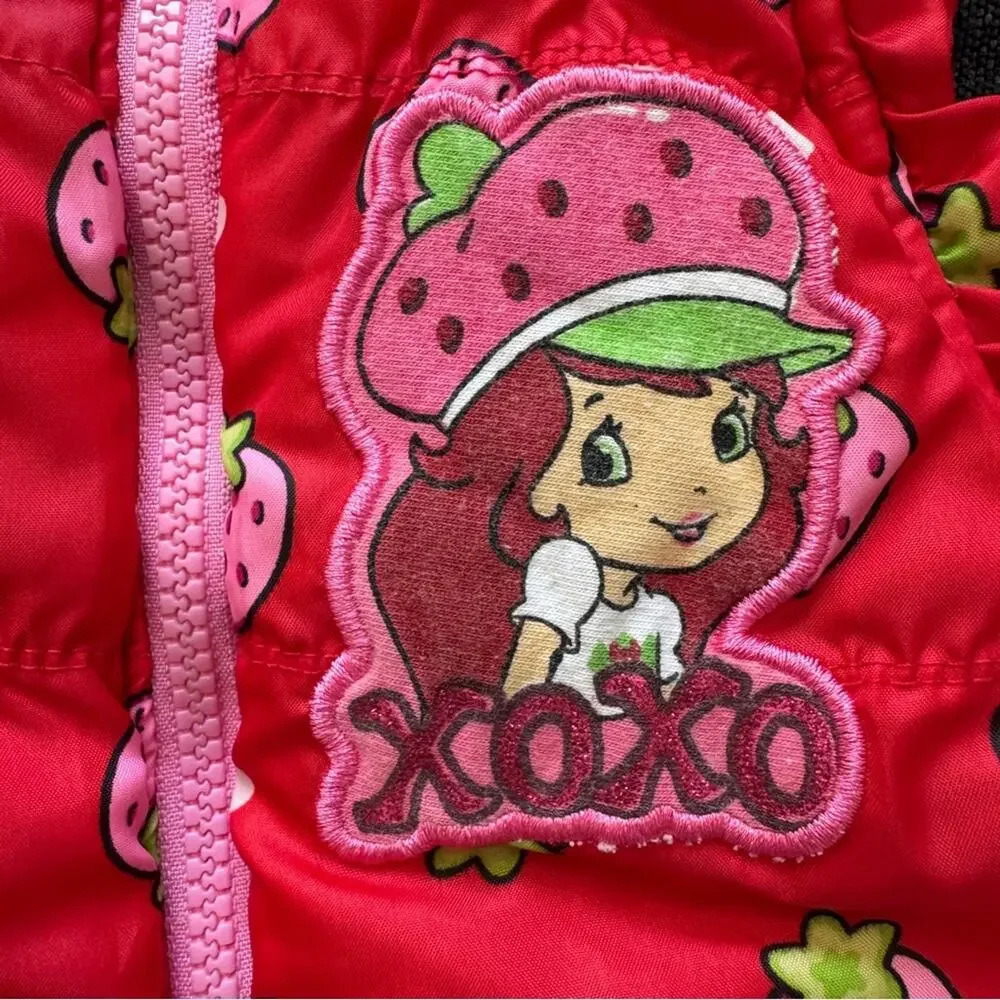 2014 Strawberry Shortcake XOXO Kids Red Strawberry Patterned Vest